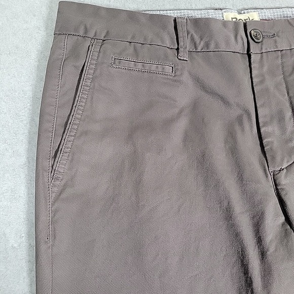 Perk Pants Men's 35 x 30 Feel Good Chinos Coffee Brown Slim Fit + Stretch Office - Picture 10 of 14